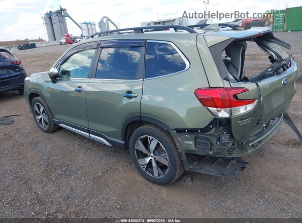 JF2SKAXC7MH403989 2021 SUBARU FORESTER Green Trasero izquierdo