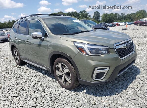 JF2SKAXC9MH577109 2021 SUBARU FORESTER Green Передня права чверть