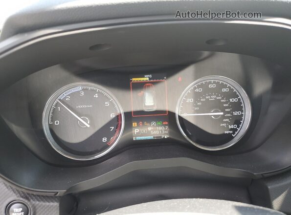 JF2SKAXC9MH577109 2021 SUBARU FORESTER Green Вид щитка приладів