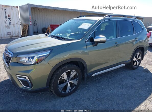 JF2SKAXCXLH545932 2020 SUBARU FORESTER Green Vista tres cuartos delantera izquierda