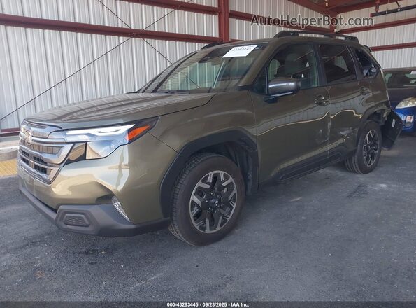 JF2SLDDC5SH517764 2025 SUBARU FORESTER Green Vista tres cuartos delantera izquierda