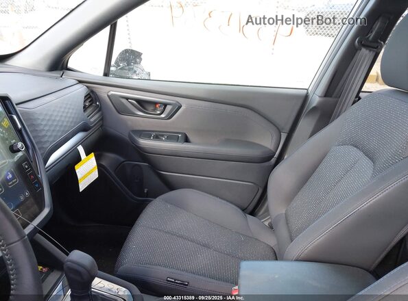 JF2SLDDCXSH528582 2025 SUBARU FORESTER Gray Vista interior delantera