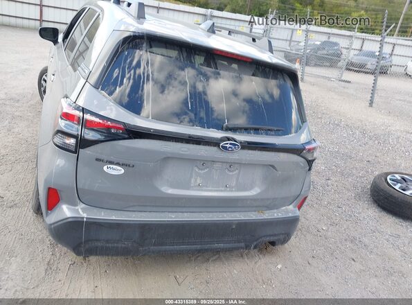 JF2SLDDCXSH528582 2025 SUBARU FORESTER Gray 