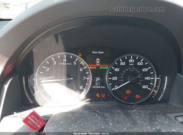 JH4KC1F51GC000928 2016 ACURA RLX Black Հետևի նստատեղերի տեսք