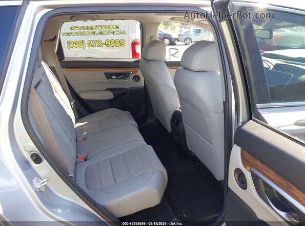 JHLRW2H82KX001367 2019 HONDA CR-V Silver VIN sticker view