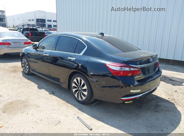 JHMCR6F75HC027519 2017 HONDA ACCORD HYBRID Black 