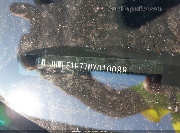 JHMFE1F77NX010088 2022 HONDA CIVIC Gray 