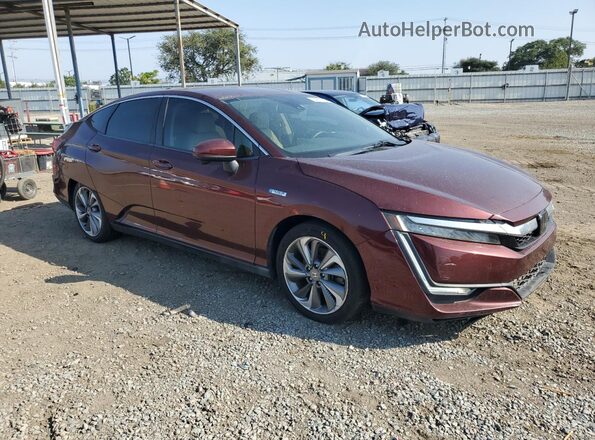 JHMZC5F10JC017634 2018 HONDA CLARITY Burgundy 