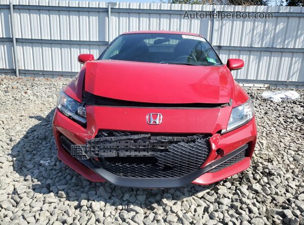 JHMZF1D41GS001485 2016 HONDA CR-Z Красный Вид спереди