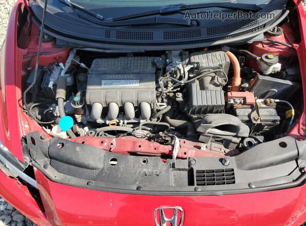 JHMZF1D41GS001485 2016 HONDA CR-Z Красный Вид задней части салона