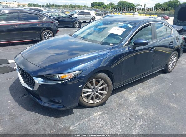JM1BPAALXM1325144 2021 MAZDA 3 Blue წინა მარცხენა ხედი სამი მეოთხედიდან