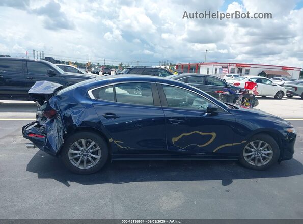 JM1BPAALXM1325144 2021 MAZDA 3 Blue უკანა სალონის ხედი