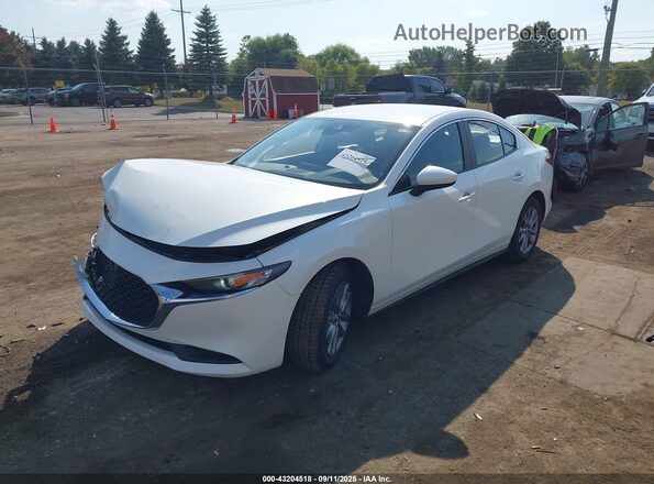 JM1BPABL4L1170880 2020 MAZDA 3 White Առջևի ձախ երեք քառորդ տեսարան