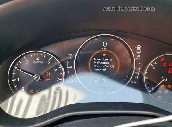JM1BPACL2M1328701 2021 MAZDA 3 Черный Вид щитка приборов