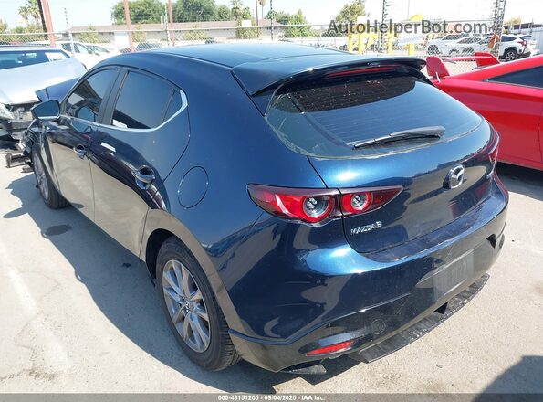 JM1BPAJL0M1308563 2021 MAZDA 3 Blue Հետևի ձախ