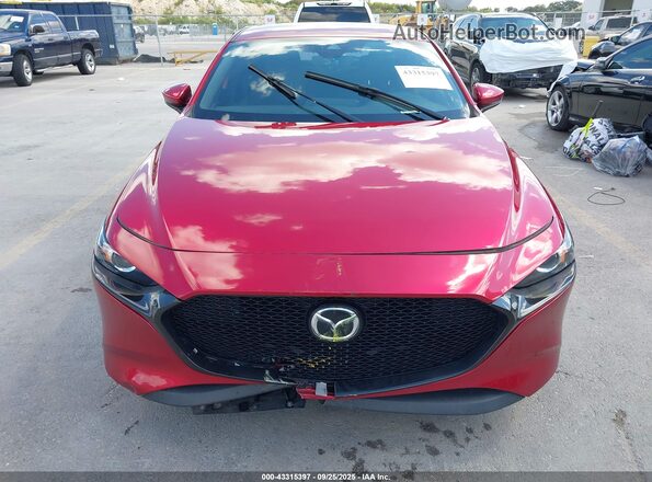 JM1BPAKM6P1604733 2023 MAZDA 3 Red Vista del cuadro de instrumentos