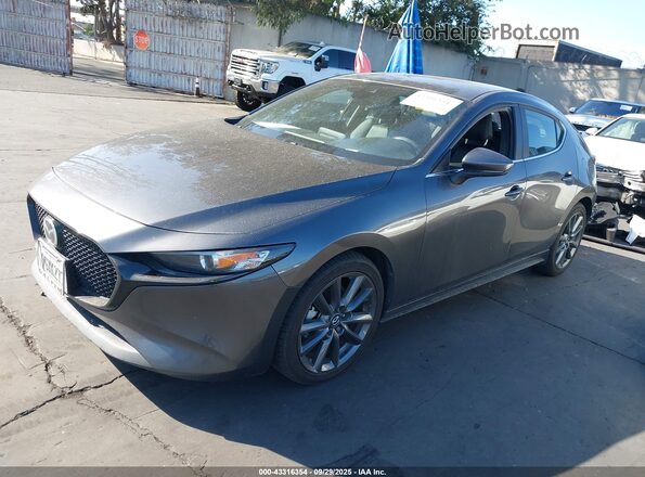 JM1BPAKMXP1622684 2023 MAZDA 3 Gray Առջևի ձախ երեք քառորդ տեսարան