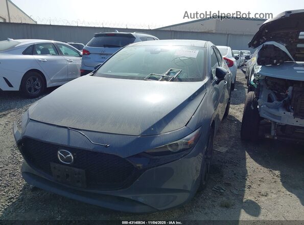 JM1BPAML3M1401427 2021 MAZDA 3 Gray წინა მარცხენა ხედი სამი მეოთხედიდან