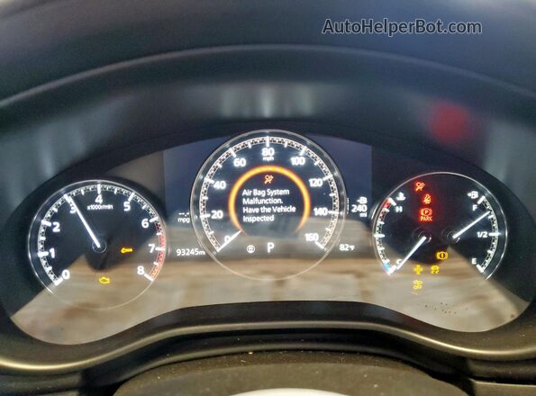 JM1BPAML6M1310765 2021 MAZDA 3 White Вид щитка приладів