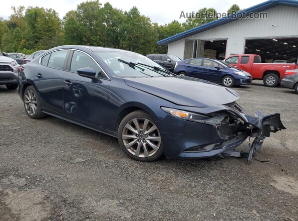 JM1BPBCL8M1331107 2021 MAZDA 3 Синий Передняя правая четверть