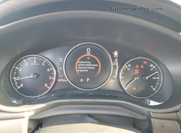 JM1BPBKL2M1348843 2021 MAZDA 3 Gray Widok zestawu wskaźników