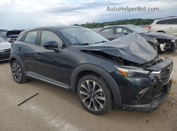 JM1DKFD76K0444508 2019 MAZDA CX-3 Черный Передняя правая четверть