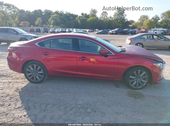 JM1GL1TY4M1614997 2021 MAZDA 6 Red Vista interior trasera