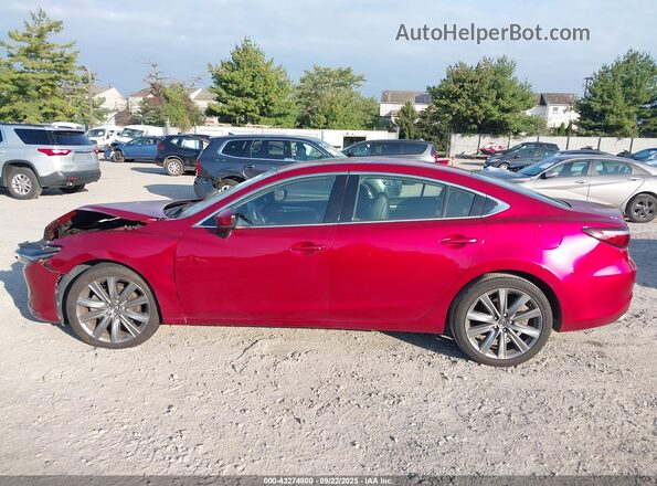 JM1GL1TY4M1614997 2021 MAZDA 6 Red Vista interior de 360 grados