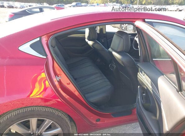 JM1GL1TY4M1614997 2021 MAZDA 6 Red Vista de la etiqueta del VIN
