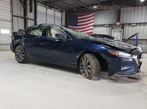 JM1GL1TY5L1521002 2020 MAZDA 6 Синий Передняя правая четверть