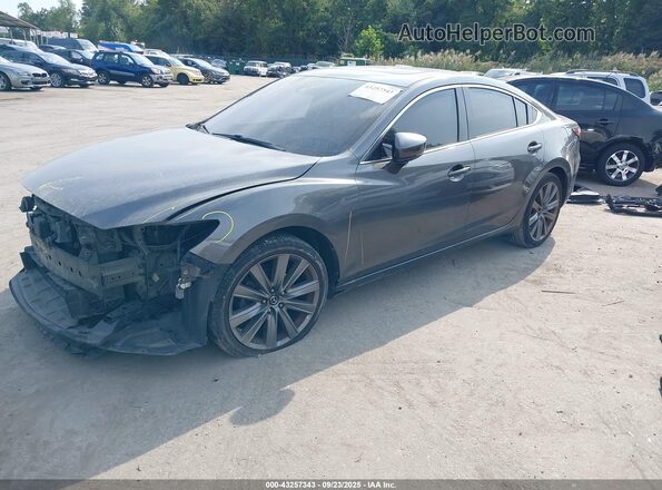 JM1GL1VM3J1320156 2018 MAZDA 6 Gray Przód lewy
