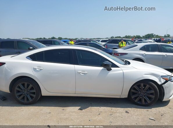 JM1GL1VM3L1526676 2020 MAZDA 6 White Widok zestawu wskaźników