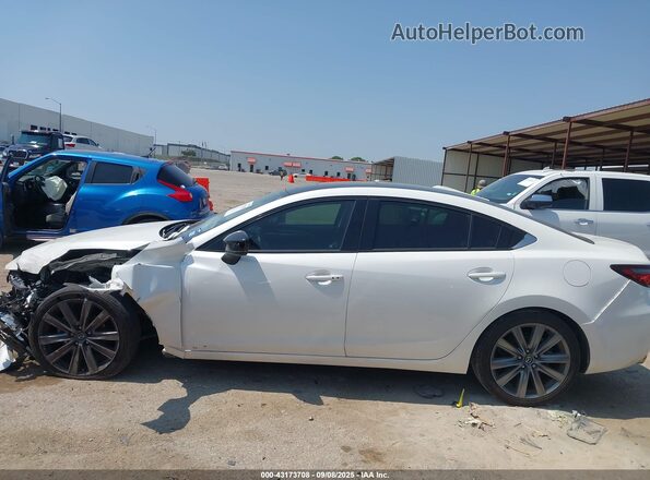 JM1GL1VM3L1526676 2020 MAZDA 6 White Widok wnętrza z tyłu