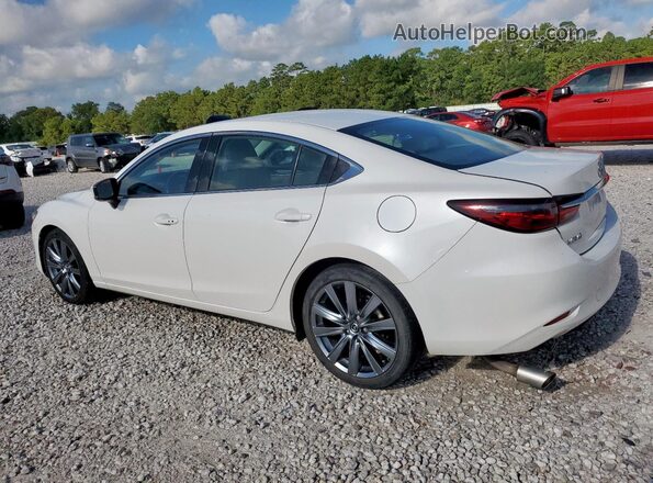 JM1GL1VM5M1603713 2021 MAZDA 6 White Trasero izquierdo