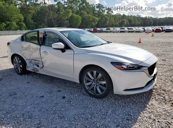 JM1GL1VM5M1603713 2021 MAZDA 6 White Delantero derecho
