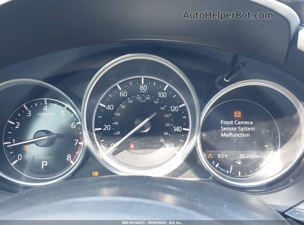 JM1GL1VM6L1525036 2020 MAZDA 6 Black Вид задніх сидінь