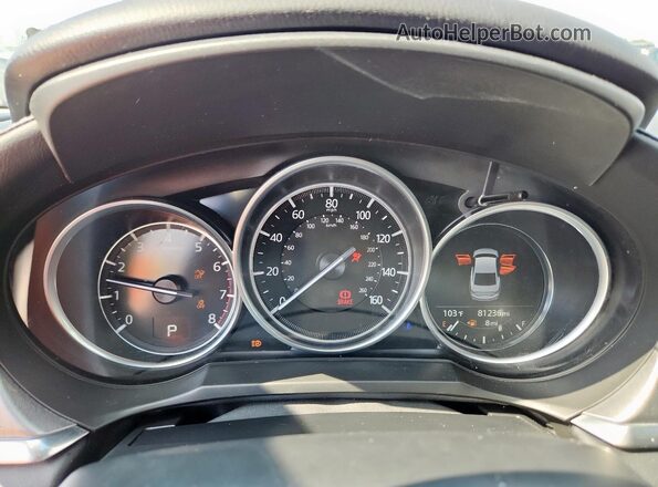 JM1GL1VM8M1607738 2021 MAZDA 6 Black Vista del cuadro de instrumentos