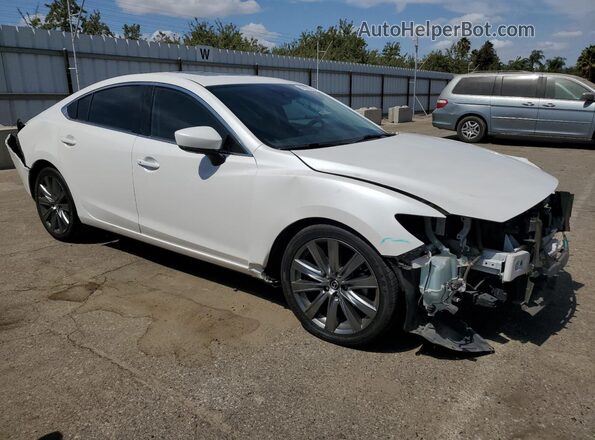 JM1GL1VMXM1603612 2021 MAZDA 6 White Առջևի աջ