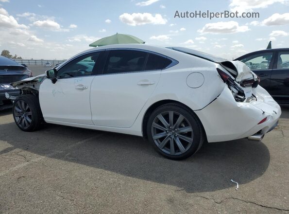 JM1GL1VMXM1603612 2021 MAZDA 6 White Հետևի ձախ