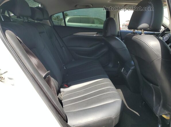 JM1GL1VMXM1603612 2021 MAZDA 6 White Հետևի նստատեղերի տեսք