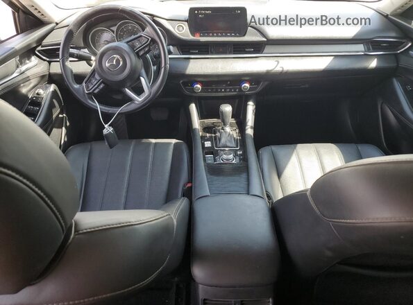 JM1GL1VMXM1603612 2021 MAZDA 6 White Առջևի վահանակի տեսք