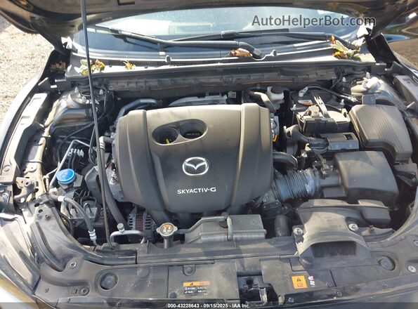 JM1GL1VMXM1613010 2021 MAZDA 6 Black Հետևի տեսք