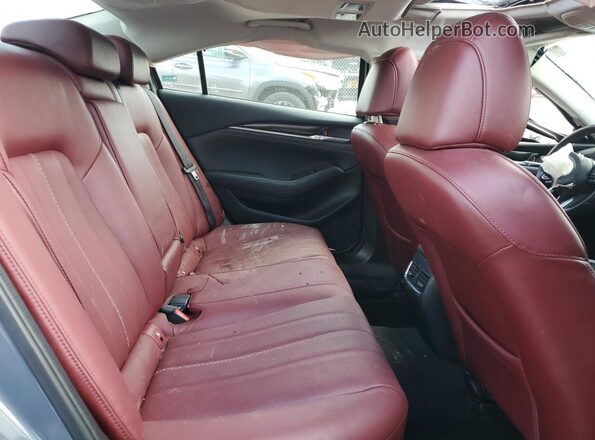 JM1GL1WY5M1606936 2021 MAZDA 6 Gray Widok tylnych siedzeń