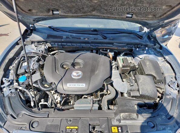 JM1GL1WY7M1602094 2021 MAZDA 6 Gray Rear interior view