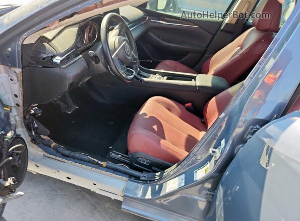JM1GL1WY7M1602094 2021 MAZDA 6 Gray Front interior view