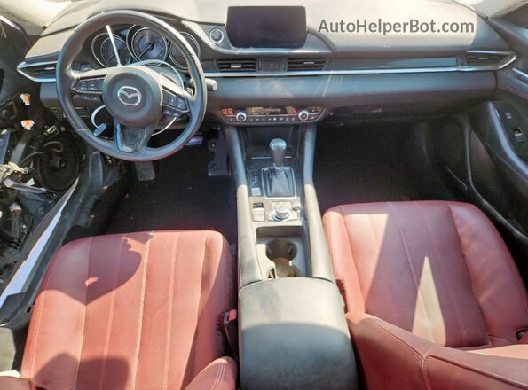 JM1GL1WY7M1602094 2021 MAZDA 6 Gray Dashboard view