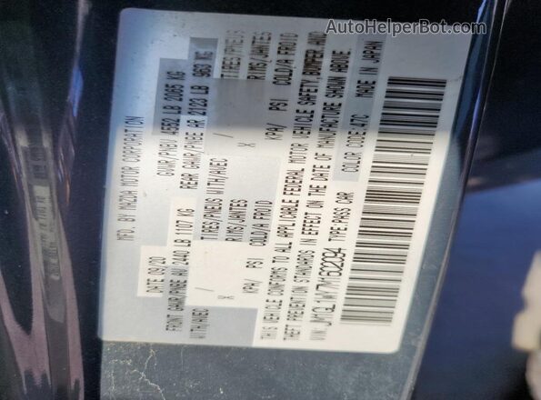 JM1GL1WY7M1602094 2021 MAZDA 6 Gray Engine compartment view