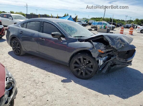 JM1GL1WY7M1617047 2021 MAZDA 6 Gray Передня права чверть
