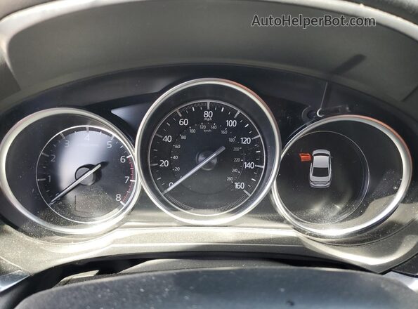 JM1GL1WY7M1617047 2021 MAZDA 6 Gray Вид щитка приладів
