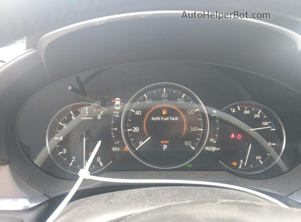 JM1GL1XY6L1517941 2020 MAZDA 6 Gray Вид щитка приладів